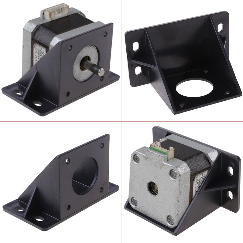 Giá Đỡ Động Cơ Bước Bằng Nhựa Màu Đen Cho nema 17 42 diy