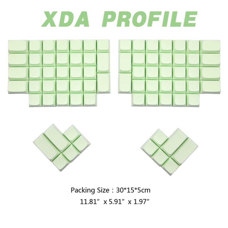 Bộ 76 Nút Bàn Phím PBT XDA Cho Ergodox MX