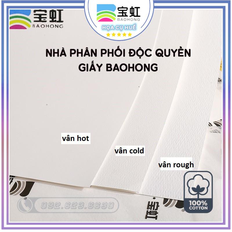 Giấy baohong 300gsm 100% cotton A3 lỡ set 5 tờ