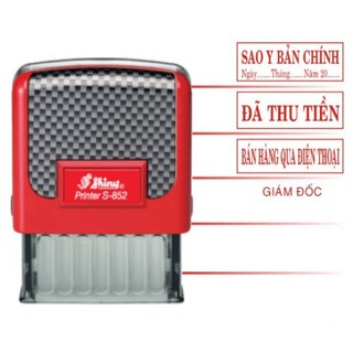 Dấu Sao y bản chính Có Ngày Tháng Năm - Shiny Printer S-842, S-222