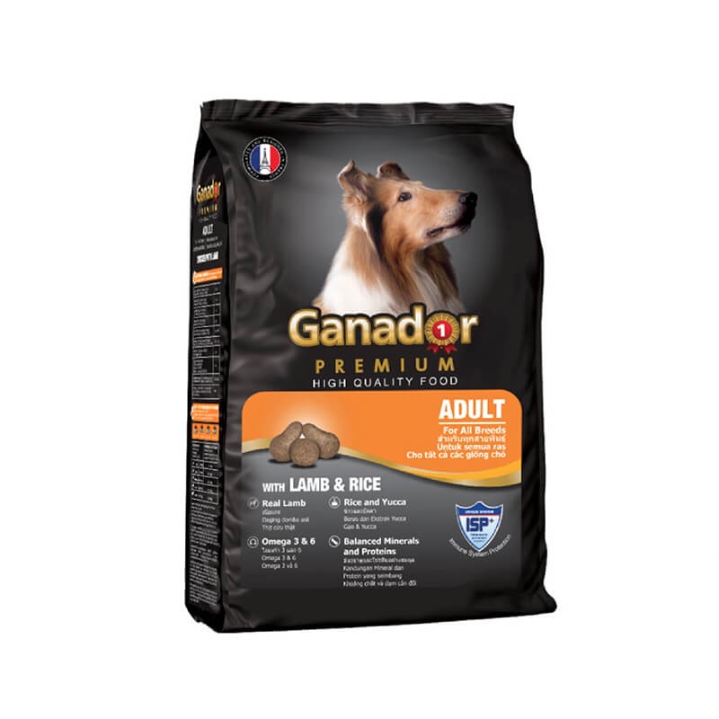 Thức ăn cho chó lớn Ganador vị cừu gạo 400gram phân phối bởi DACOTE