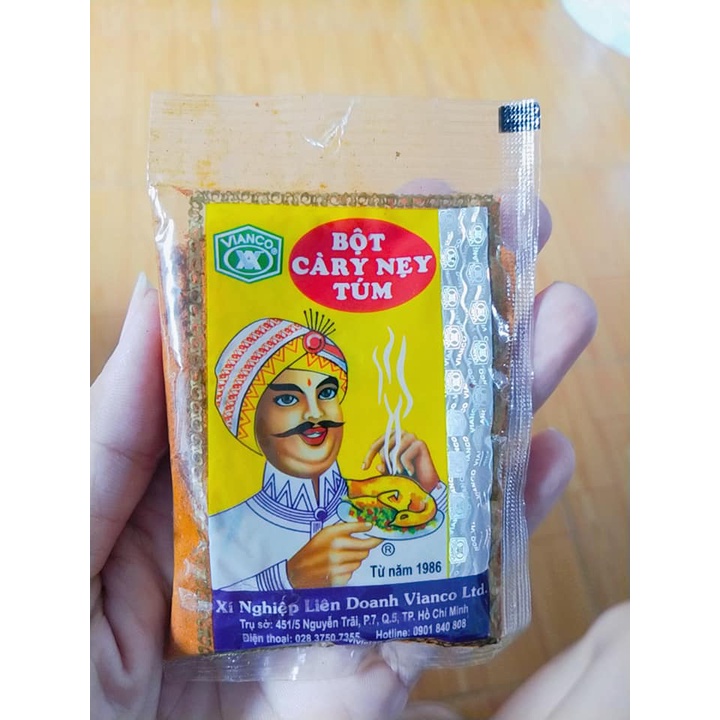 COMBO 5 GÓI BỘT CÀ RY NẸY TÚM ( gói 20gr )