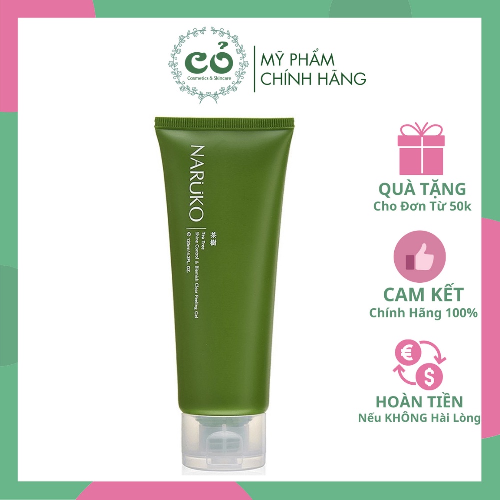 Tẩy Tế Bào Chết Naruko Tea Tree Shine Control & Blemish Clear Peeling Gel