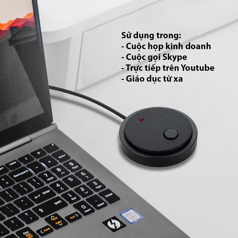 Micro Hội Nghị Đa Hướng Đầu Cắm USB M17, Dùng Cho Các Cuộc Họp, Dạy Và Học Trực Tuyến