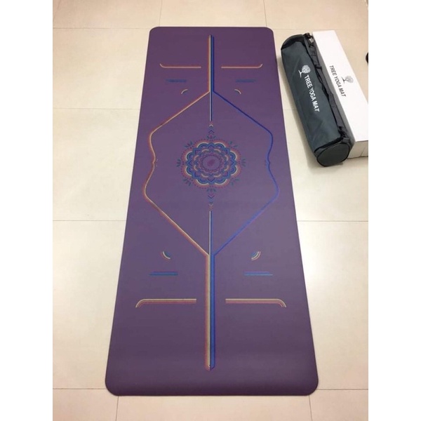 Thảm tập Yoga cao su TREE cầu vồng đinh tuyến 5mm h