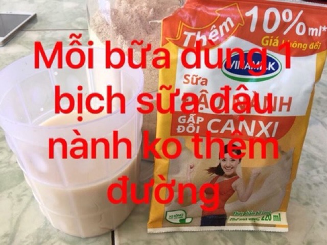 1kg yến mạch tươi xây nhuyễn giảm 2-4kg/ tuần ( yến mạch pha sữa)