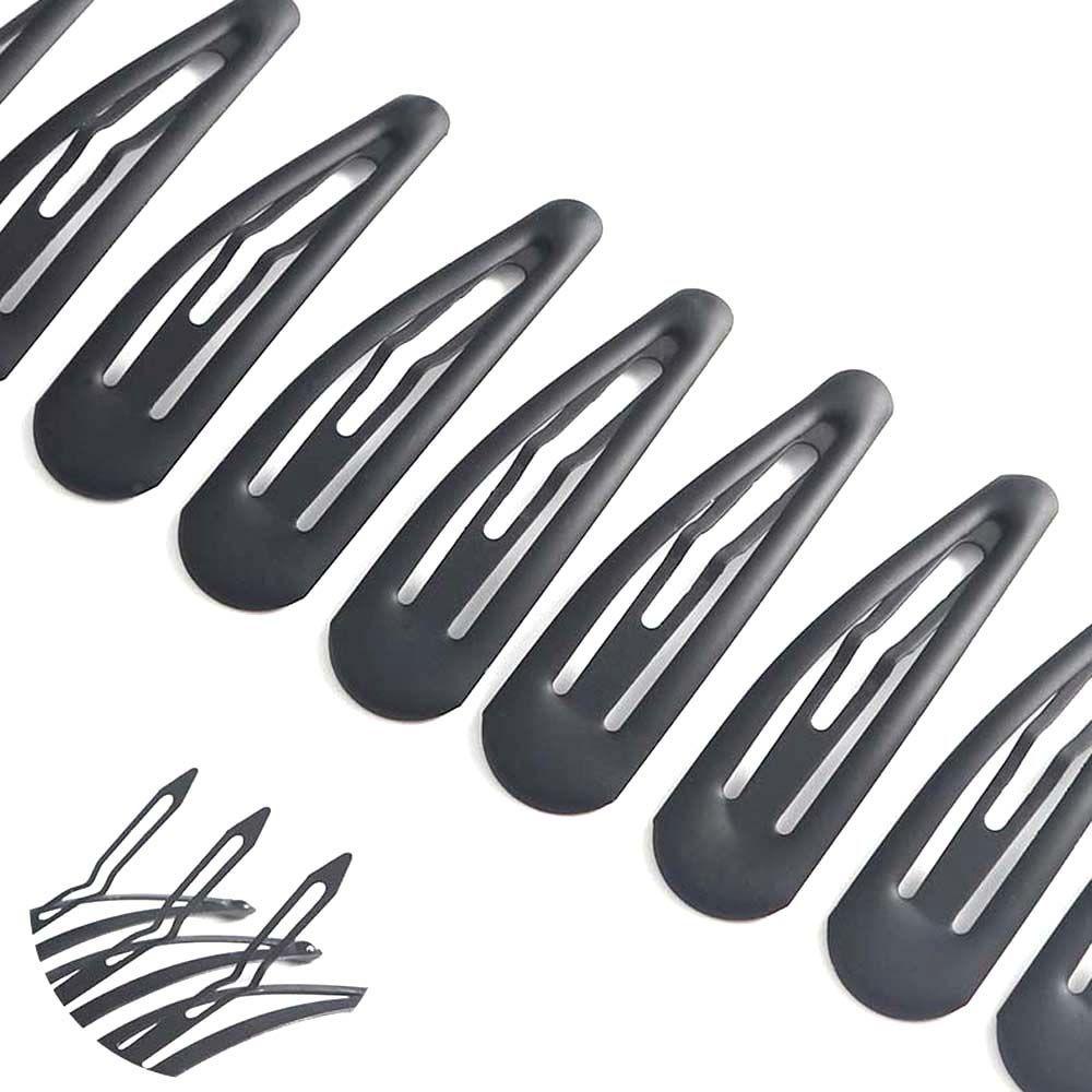 Kẹp Tóc Hình Giọt Nước Màu Trơn Chống Trượt Phong Cách Hàn Quốc