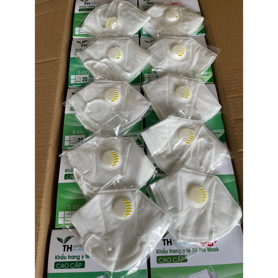 Khẩu Trang Y Tế TH Pro Mask N95 Cao cấp - Có Van