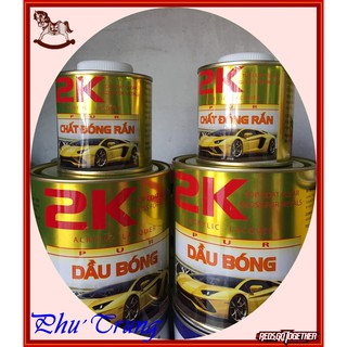 DẦU BÓNG 2K VÀNG HỆ  ACRYLIC