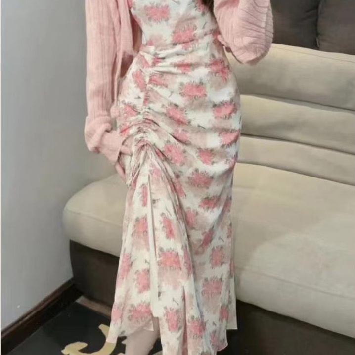Set Áo Sơ Mi Và Chân Váy Phong Cách Retro Thời Trang Cho Nữ