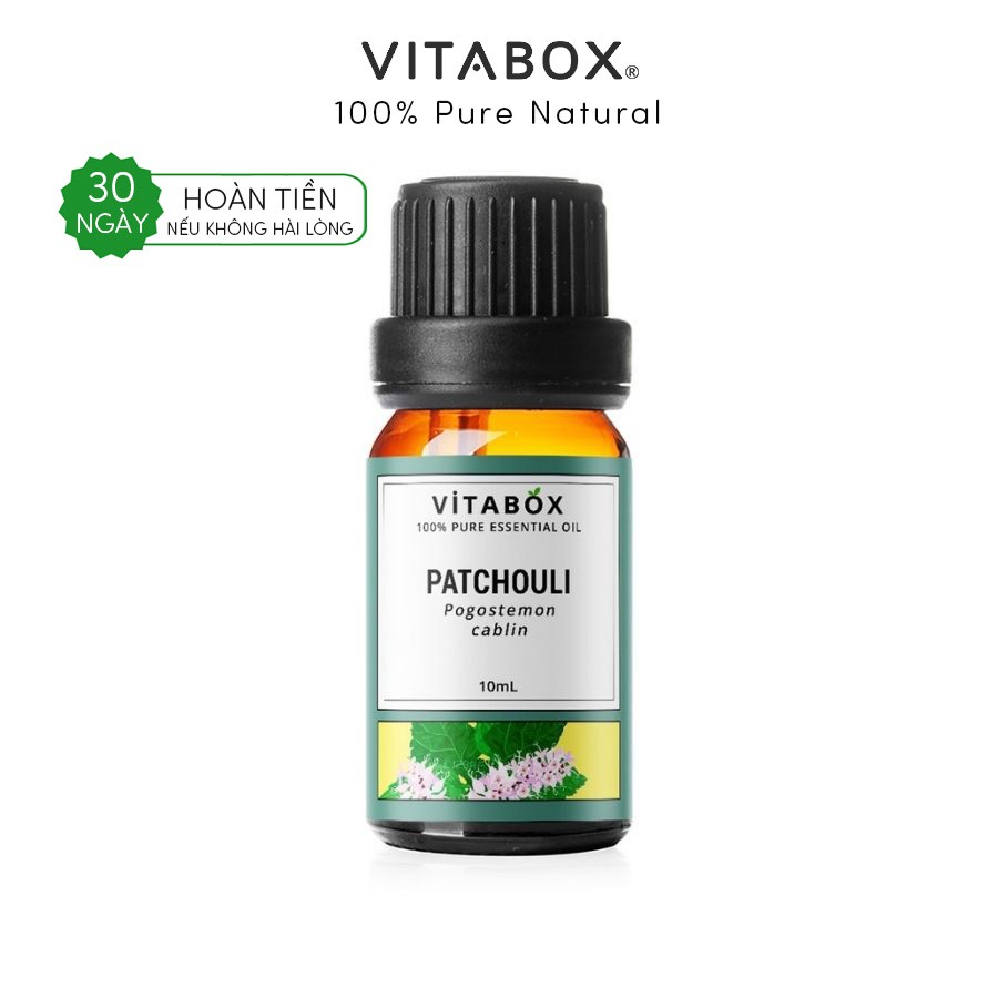 Tinh dầu Hoắc Hương Patchouli VITABOX - 100% thiên nhiên nguyên chất - pure essential oil