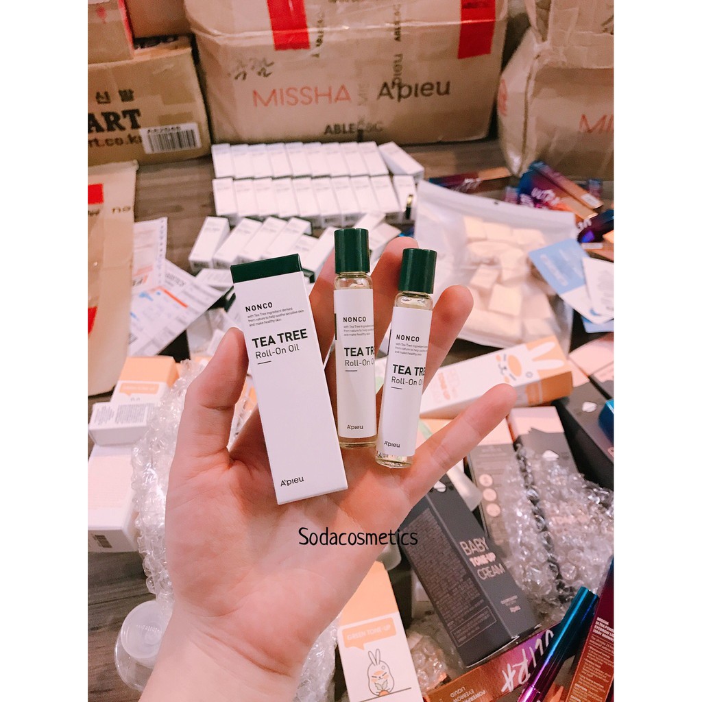 Tinh Dầu Tràm Trà A’PIEU Nonco Tea Tree Roll On Oil