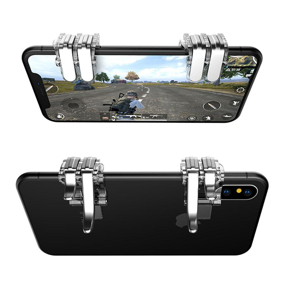 AUGUSTINA 1 Cặp Nút Bấm L1R1 Chơi Game PUBG Bằng Kim Loại