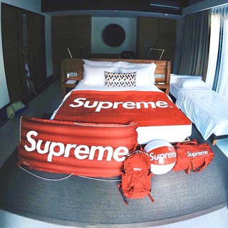 Phao Supreme Đỏ Trắng Hottrend