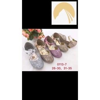 Giầy cao gót đính đá điệu đà cho bé gái xinh ( size 26-35) có sẵn