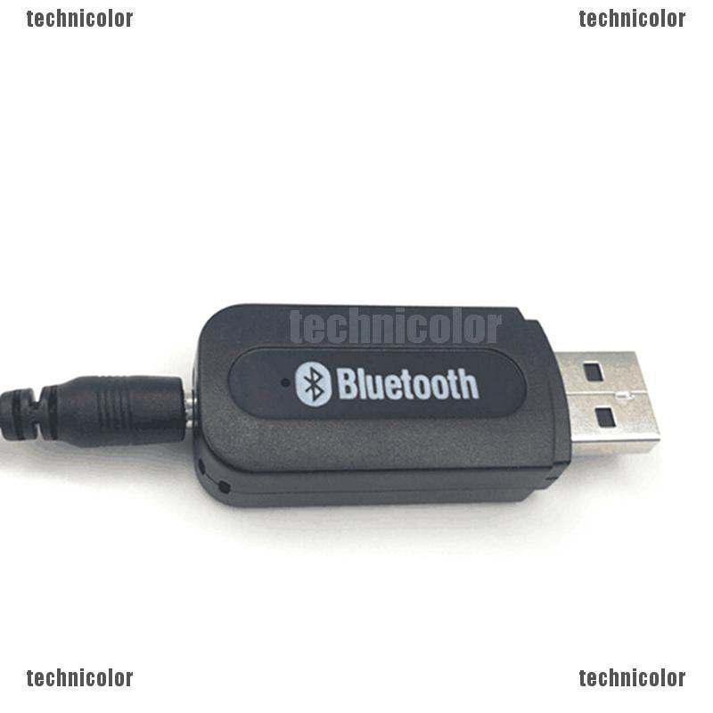 Thiết bị nhận tín hiệu âm thanh Bluetooth USB không dây kèm dây cáp 3.5mm