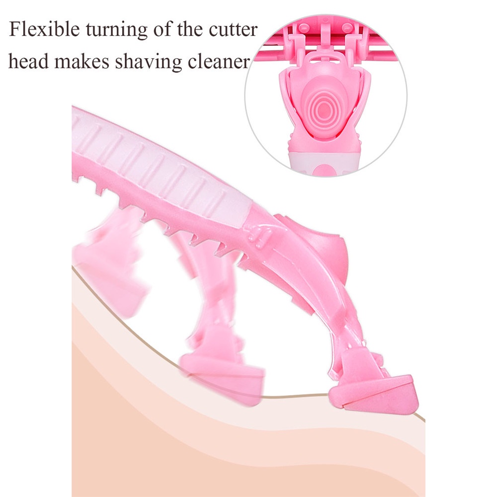 [Hàng mới về] Dao cạo lông 6 lớp không đau an toàn cho nam và nữ kèm hộp đựng