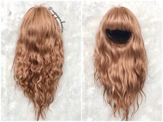 Wig lông dê cho bjd 1/6