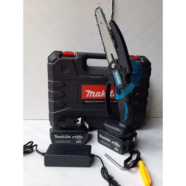 Máy cưa xích dùng pin makita 199v 2 pin 10cell