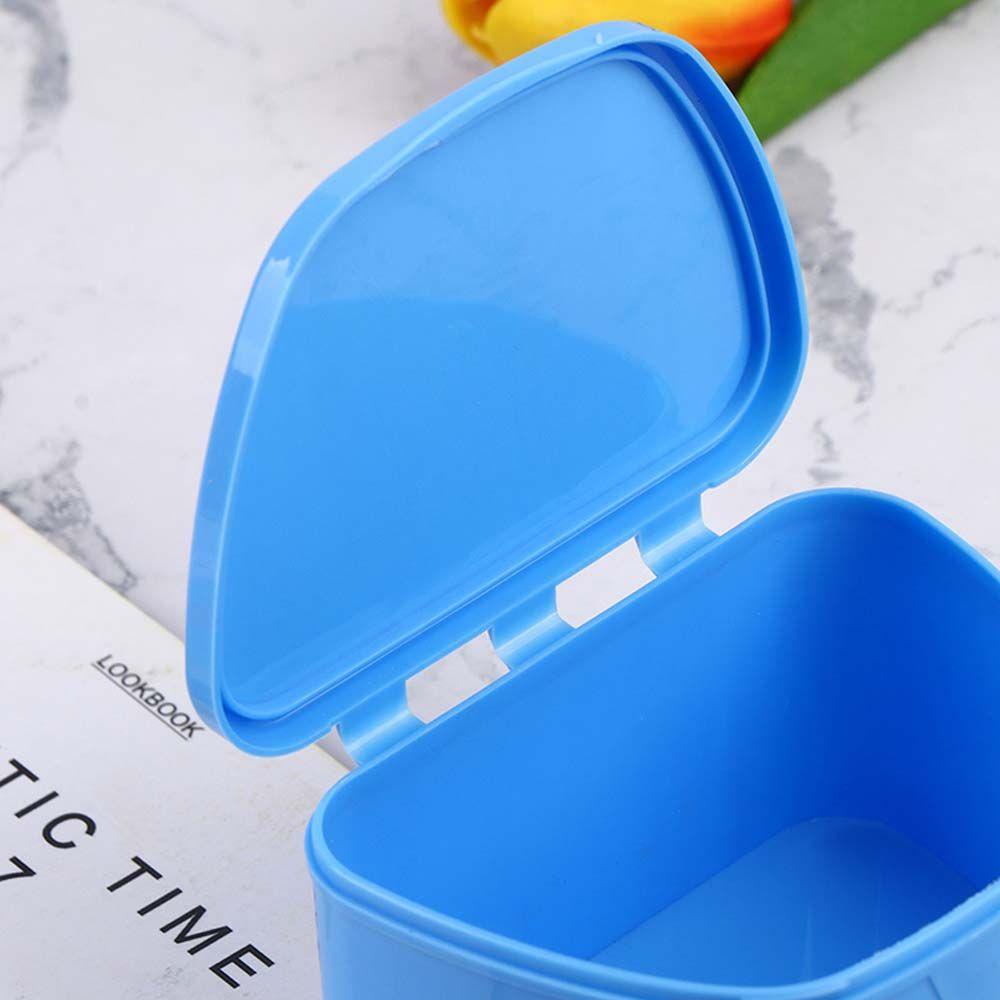 CABEZA Hộp Đựng Răng Giả Chỉnh Hình Chăm Sóc Răng Miệng Nhiều Màu Giá Đỡ