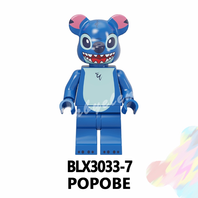 Mô Hình Đồ Chơi Lắp Ráp Gấu / Hề / Người Nhện 8 Kiểu Mini BLX3033