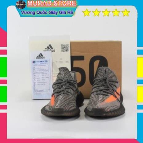 [TẶNG TẨY VỆ SINH+TẤT] giày thể thao sneaker YZ350 xám cam AV1 | BigBuy360 - bigbuy360.vn