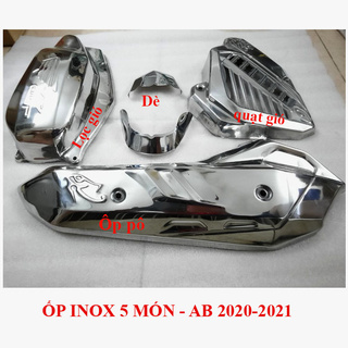 Bộ ốp Inox AB2020 - AB 2021 đủ các chi tiết