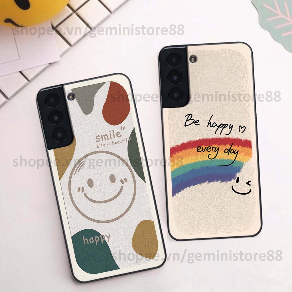 Ốp Samsung S21 / S21 FE / S21 Plus / S21+ in hình cô gái be happy trẻ trung cá tính năng động
