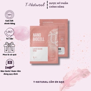 Mặt Nạ dưỡng ẩm Nano Biocell Màu Hồng Tinh Chất DNA Cá Hồi