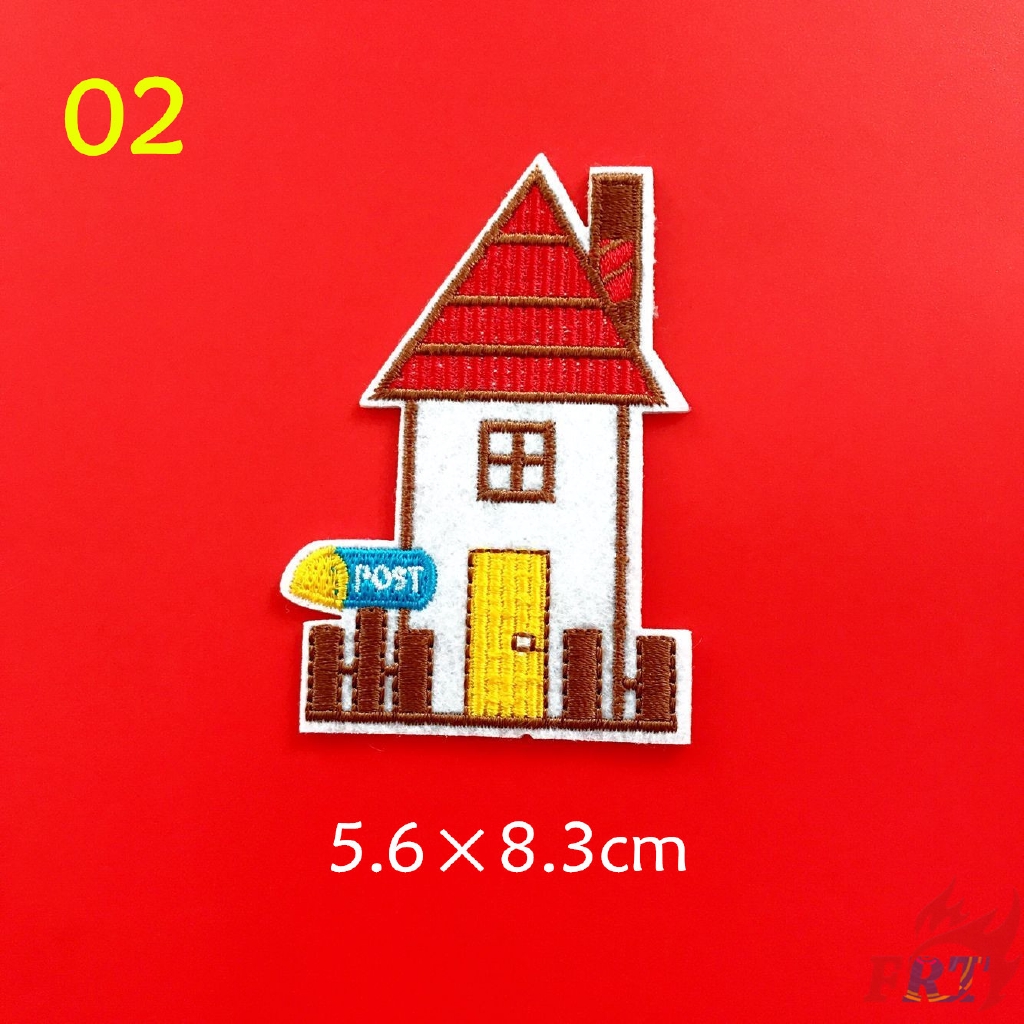 Miếng vá ủi quần áo DIY hình ngôi nhà truyện cổ tích của Grimm