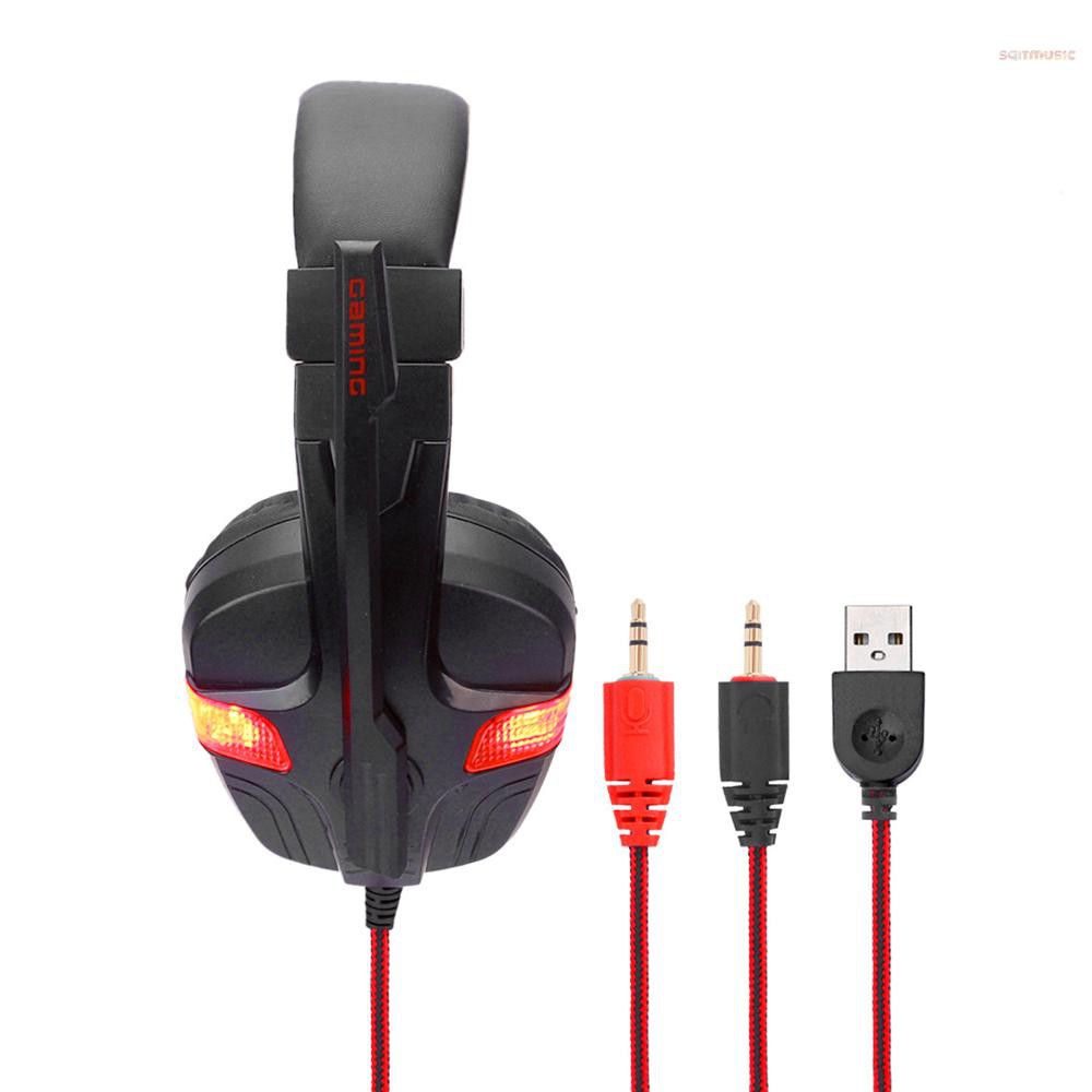 Tai Nghe Chụp Tai Bs Sy860Mv Jack 3.5mm Có Micro Và Đèn Led Cho Máy Tính | BigBuy360 - bigbuy360.vn