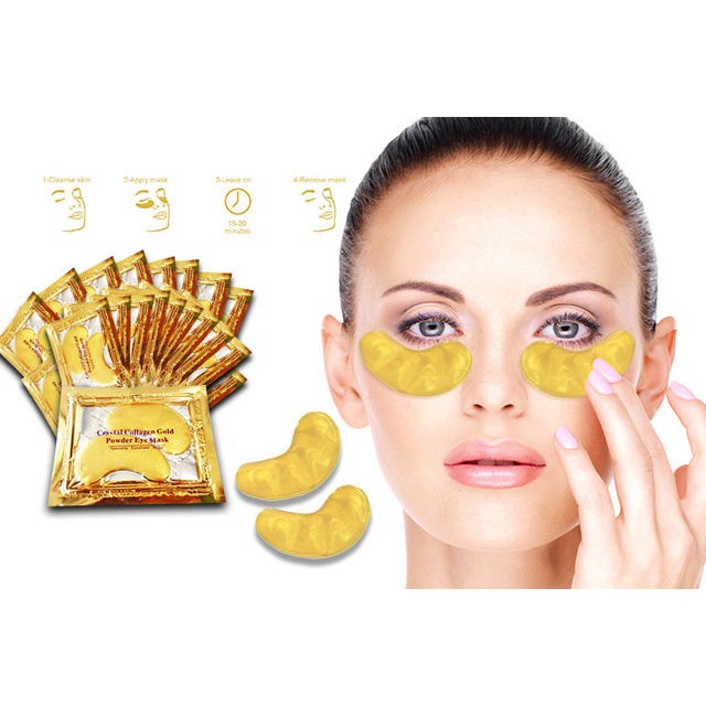 Combo 10 Mặt Nạ Collagen Dưỡng Da Thâm Vùng Mắt - COLLAGEN CRYSTAL EYELID PATCH