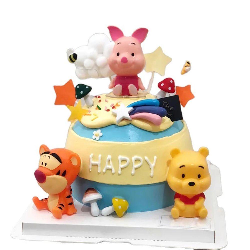 Mô Hình Nhân Vật Hoạt Hình Winnie The Pooh Trang Trí Bánh Kem