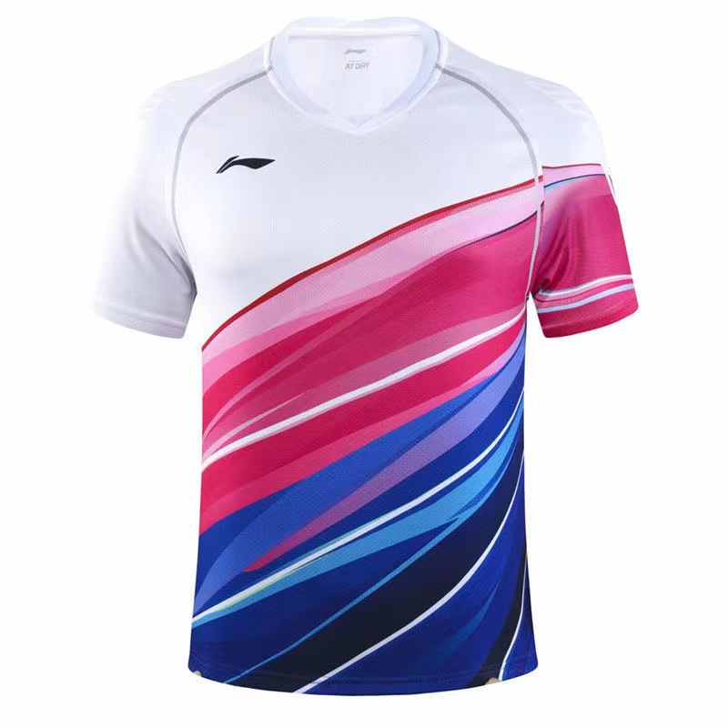 Li Ning Áo Thể Thao Cầu Lông Tay Ngắn Nhanh Khô Cho Nam Và Nữ