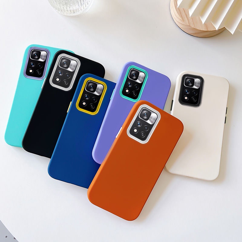 Ốp Điện Thoại Cứng 3 Trong Một Chống Sốc Cho Redmi Note 10 Pro 10 10C K50 11 11s Poco X3 X4 GT