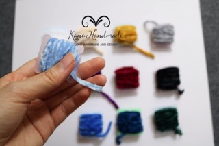 Set dây lông nhung, trang trí hadmade