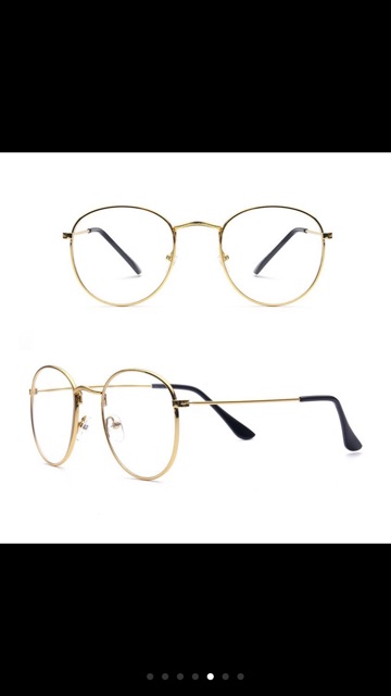 Kính vintage mảnh kính teen gọng kim loại | BigBuy360 - bigbuy360.vn