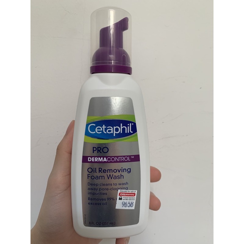 Sữa rửa mặt tạo bọt Cetaphil màu tím