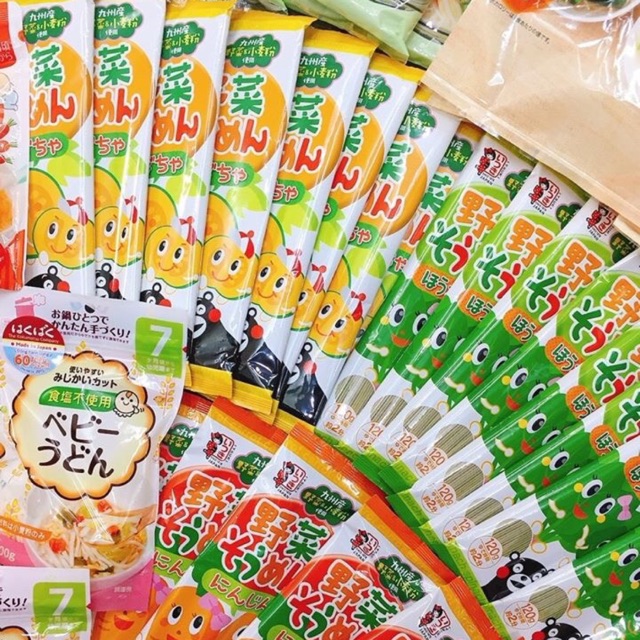 Combo mì rau củ cho bé