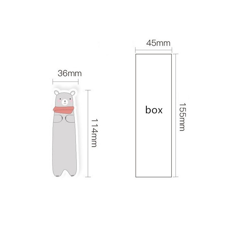 Bộ 30 Thẻ Đánh Dấu Trang Sách Họa Tiết Hoạt Hình Dùng Làm Quà Tặng A6838