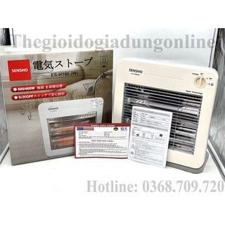 Máy sưởi sensho es-h100 công nghệ nhật bản - hàng chính hãng bảo hành toàn quốc 12 tháng