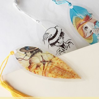 [Mã MOHITOY giảm 10% tối đa 150k] Bookmark ONE PIECE vân lá cây cực dễ thương