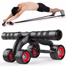 Con Lăn Tập Cơ Bụng 4 Bánh Cao Cấp KAMA Ab Roller
