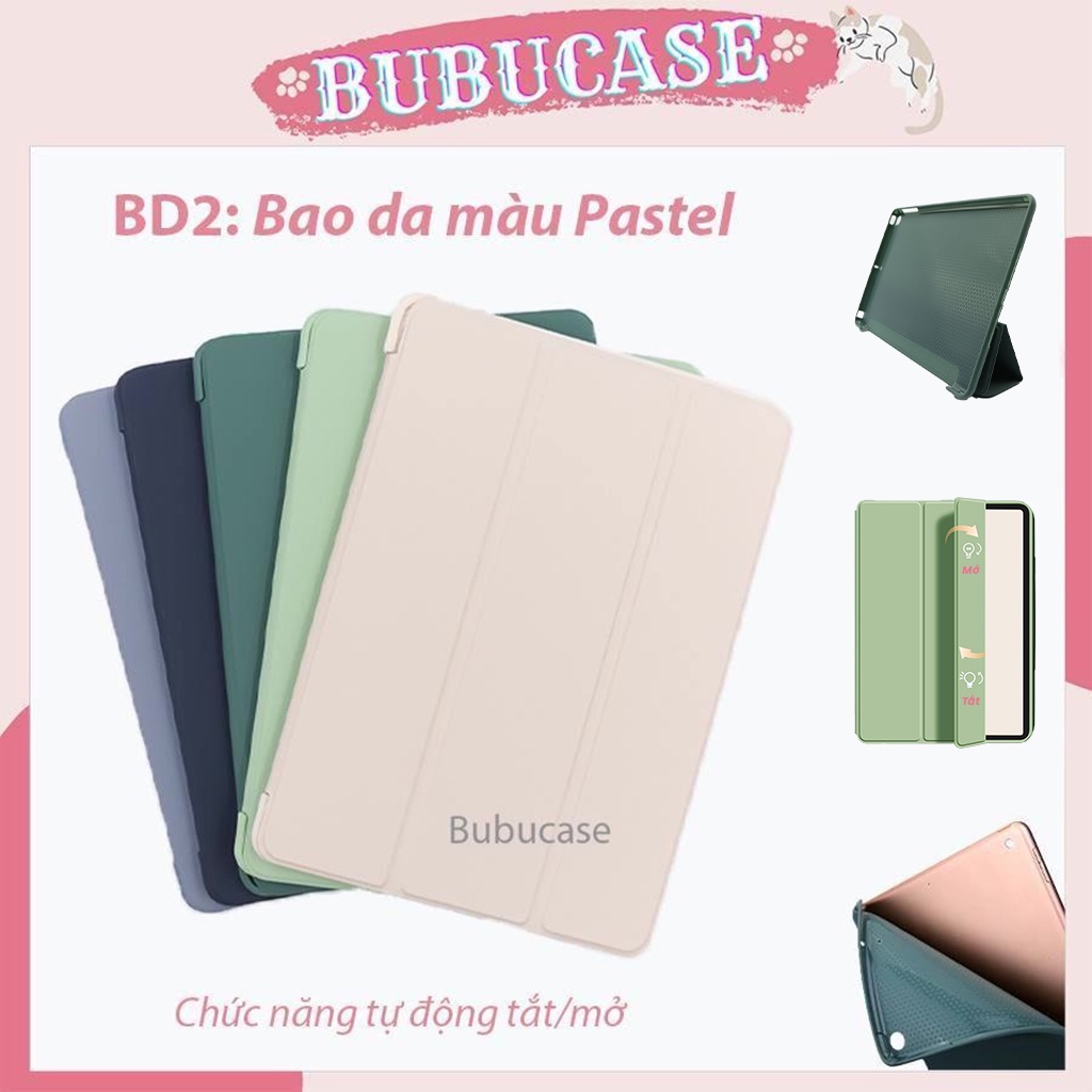 Bao Da / Ốp Dẻo Dành Cho Mini 1 / Mini 2 / Mini 3 - Tự Động Bật / Tắt Máy Khi Đóng Case - Hàng Cao Cấp