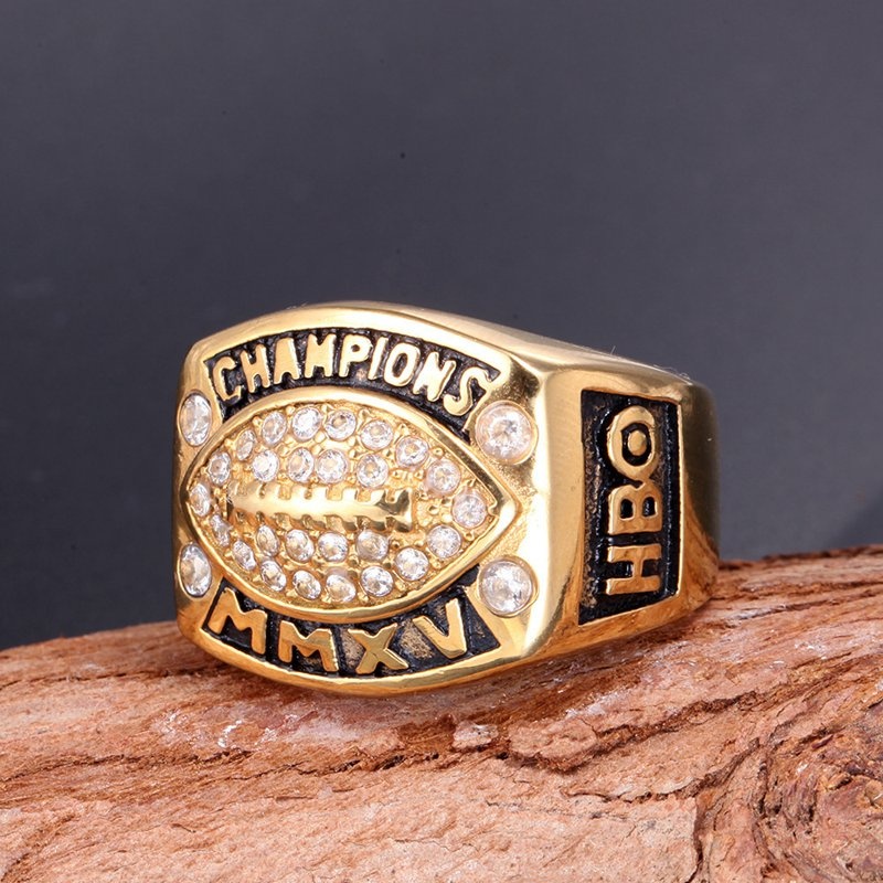 Nhẫn Khắc Chữ Champion Thời Trang Dành Cho Nam