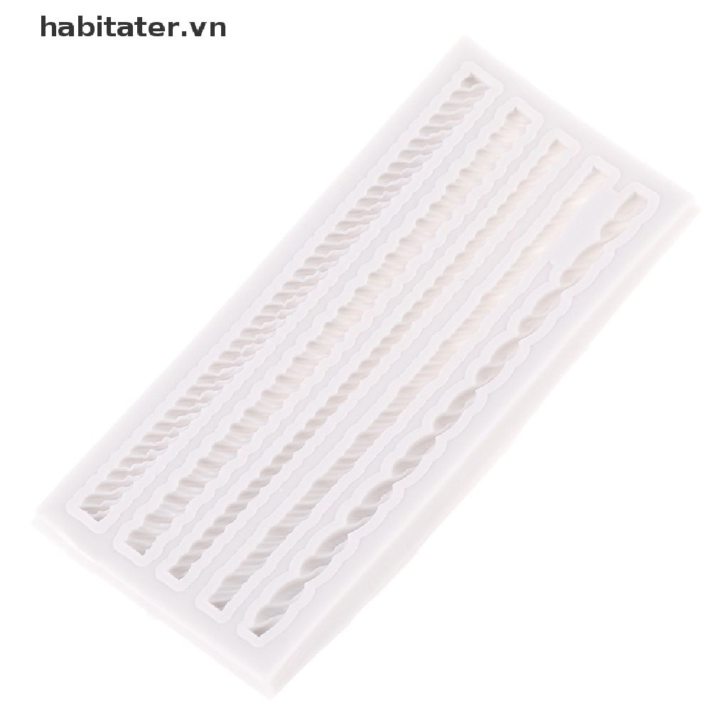 Khuôn Silicone Làm Bánh &amp; Socola Hình Dây Thừng