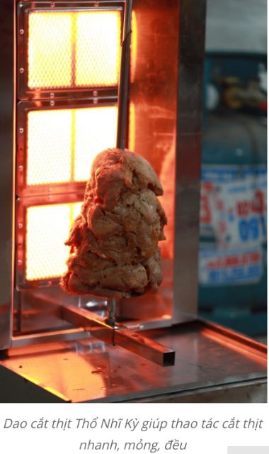 Dao thái thịt bánh mì Doner Kebab chuyên dụng