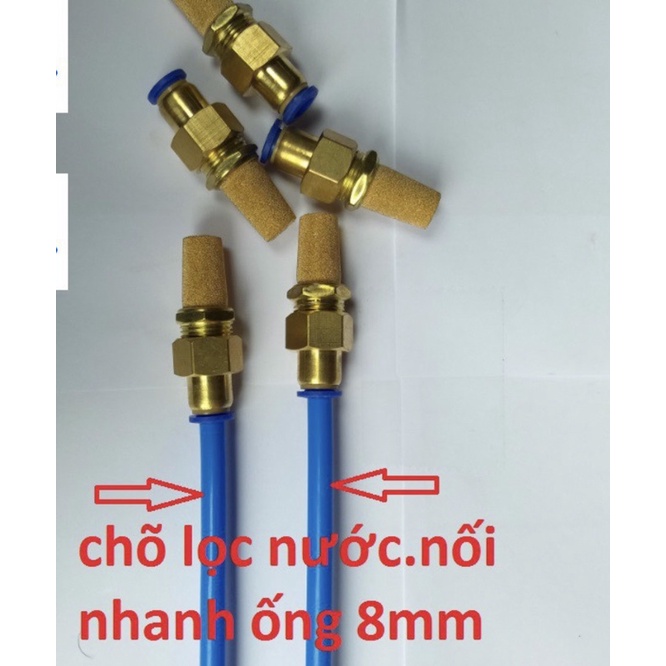 Chõ, rọ đồng lọc nước, lọc cặn bẩn cho bơm phun sương ống 8mm, 8 ly