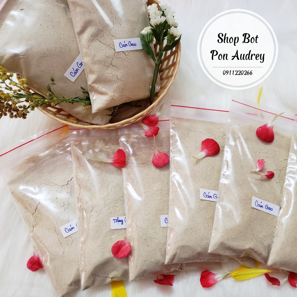 Bột Cám Gạo Nguyên Chất Dưỡng Da Làm Đẹp - Túi 500Gr/1Kg