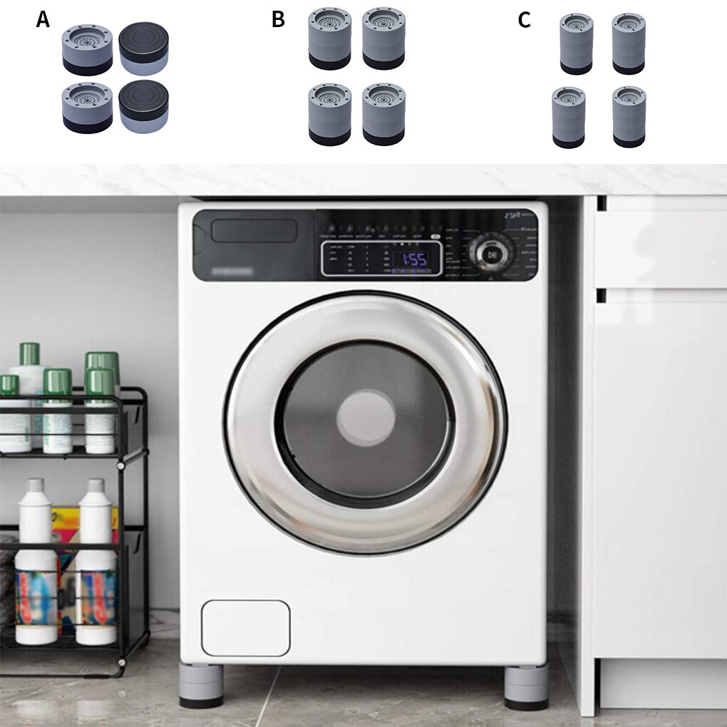 Miếng Lót Chân Bằng Cao Su Chống Sốc Tiện Dụng Cho Máy Giặt
